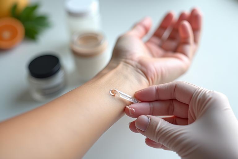 敏感肌用化粧品テスト